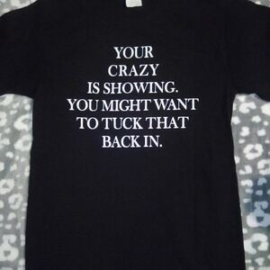 Port & Company Black Graphic Tee Unisex Size Small